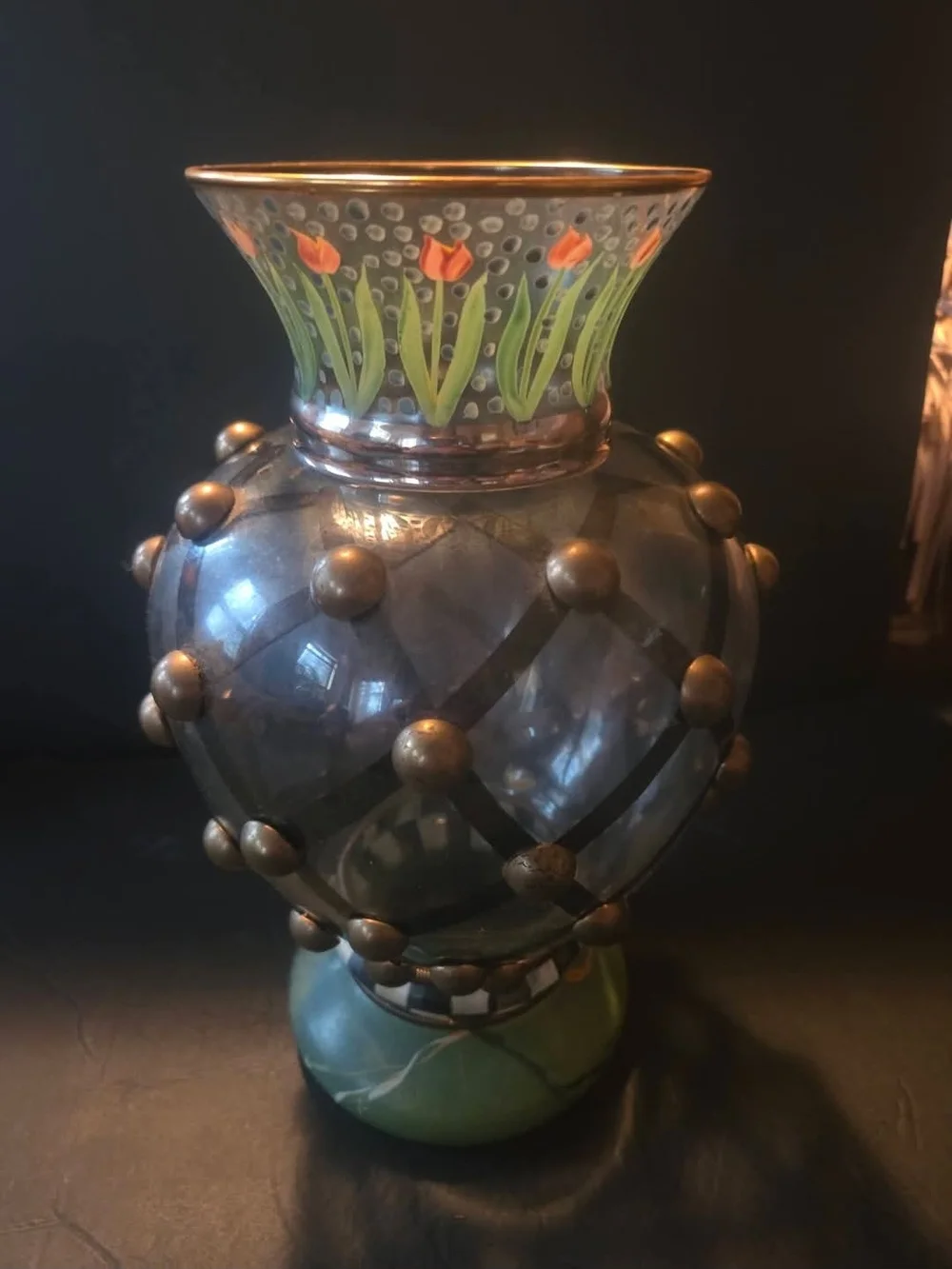 Mackenzie Childs Circus William Vase